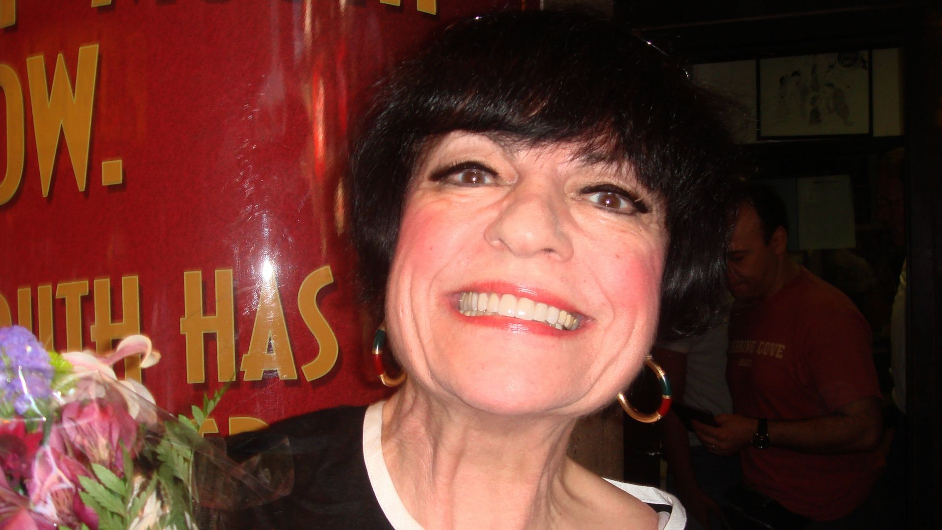 Jo Anne Worley after a performance in THE DROWSY CHAPERONE