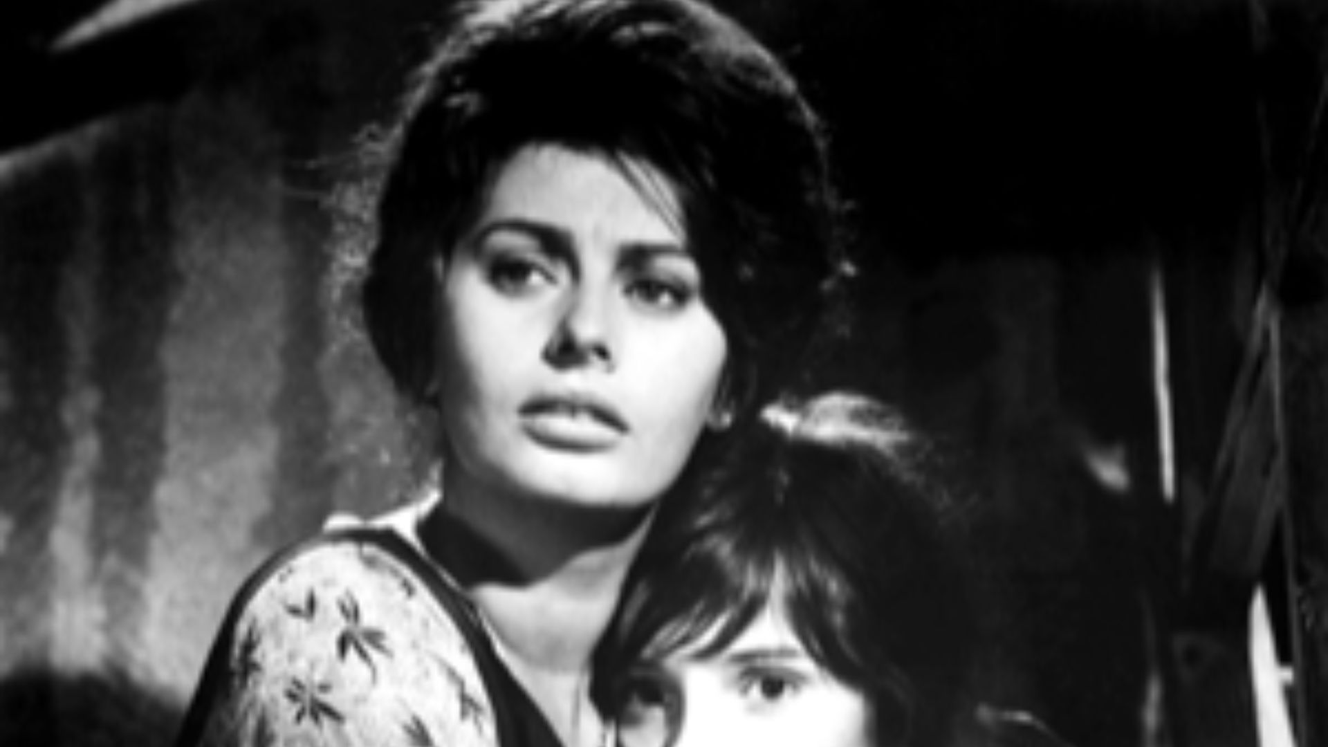 Screenshot from Two Women (1960) featuring Sophia Loren and Eleonora Brown.