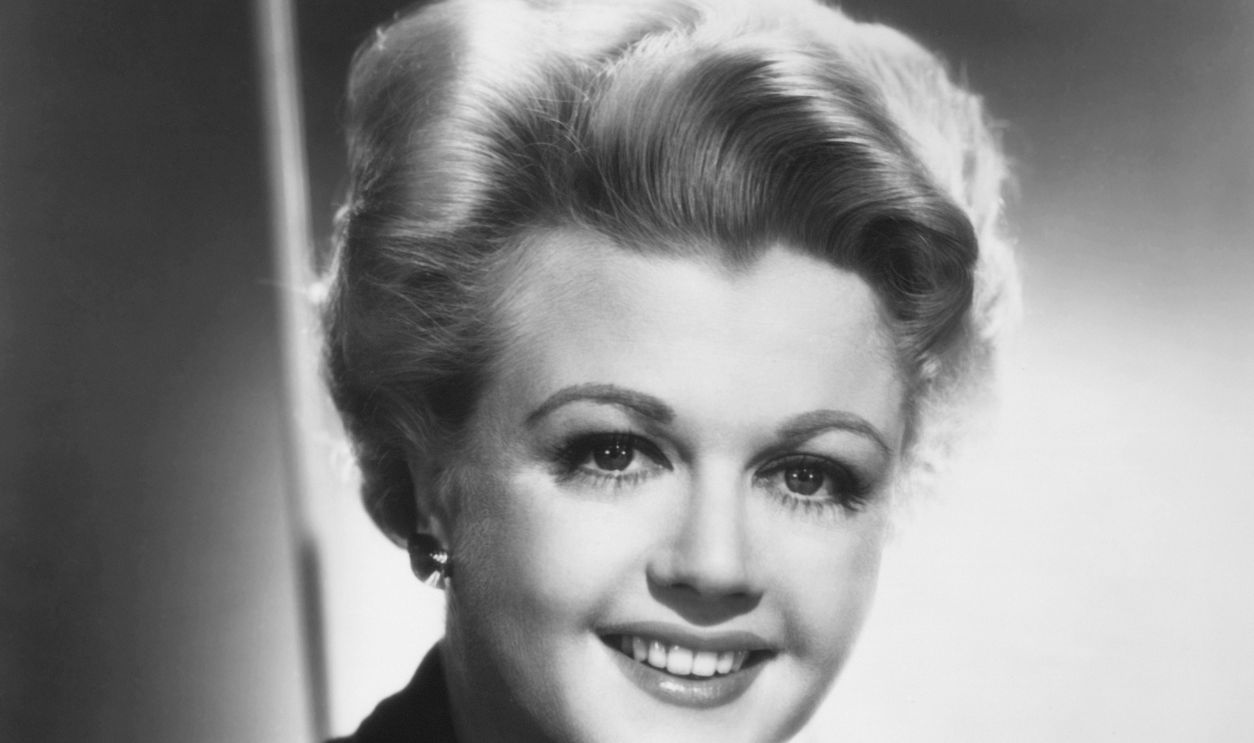Actress Angela Lansbury, posed in a studio, circa 1950.