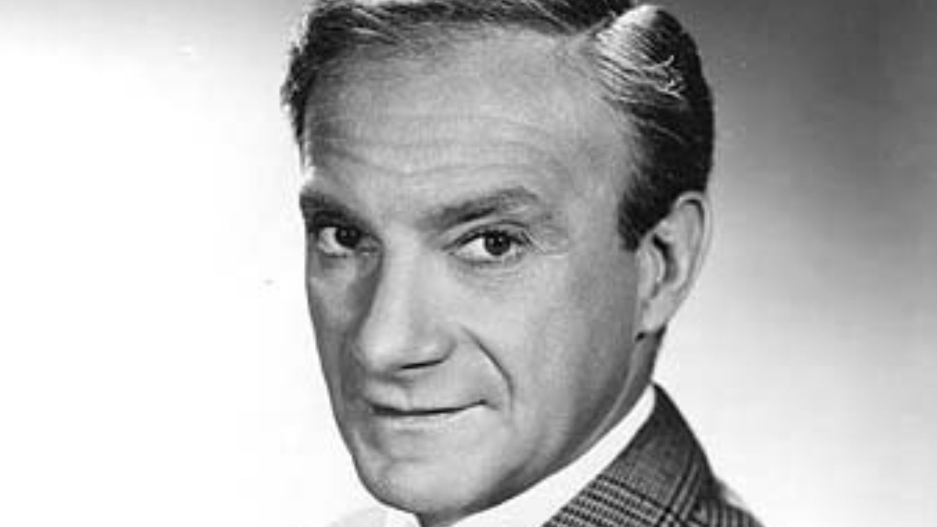 Publicity photo of American character actor Jonathan Harris, promoting his role on the CBS television series Lost in Space. (Note: Although the image was distributed to publicize the subject's role on the series, the subject does not appear to be depicted