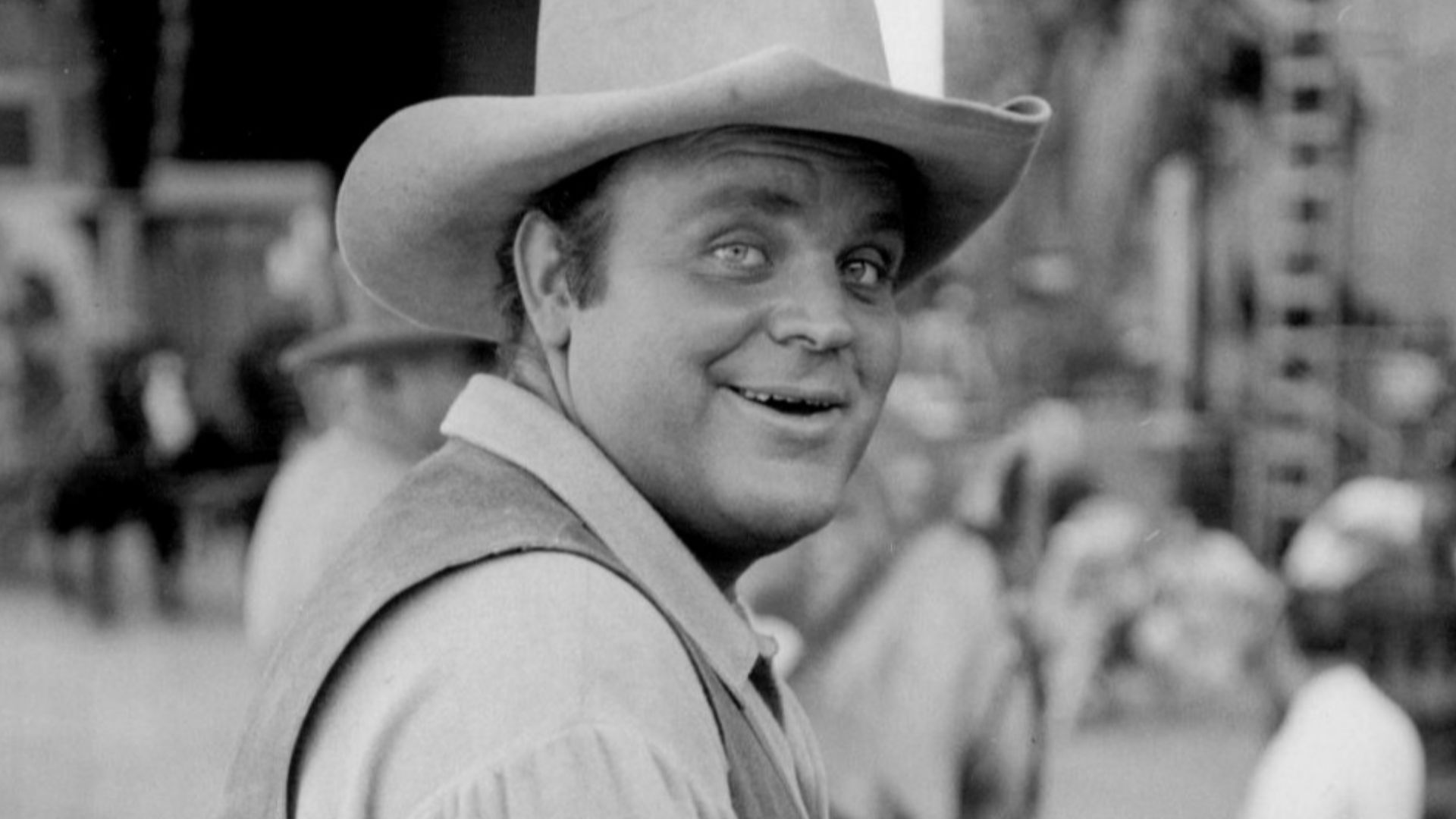 Photo of Dan Blocker as Hoss Cartwright from the television program Bonanza.