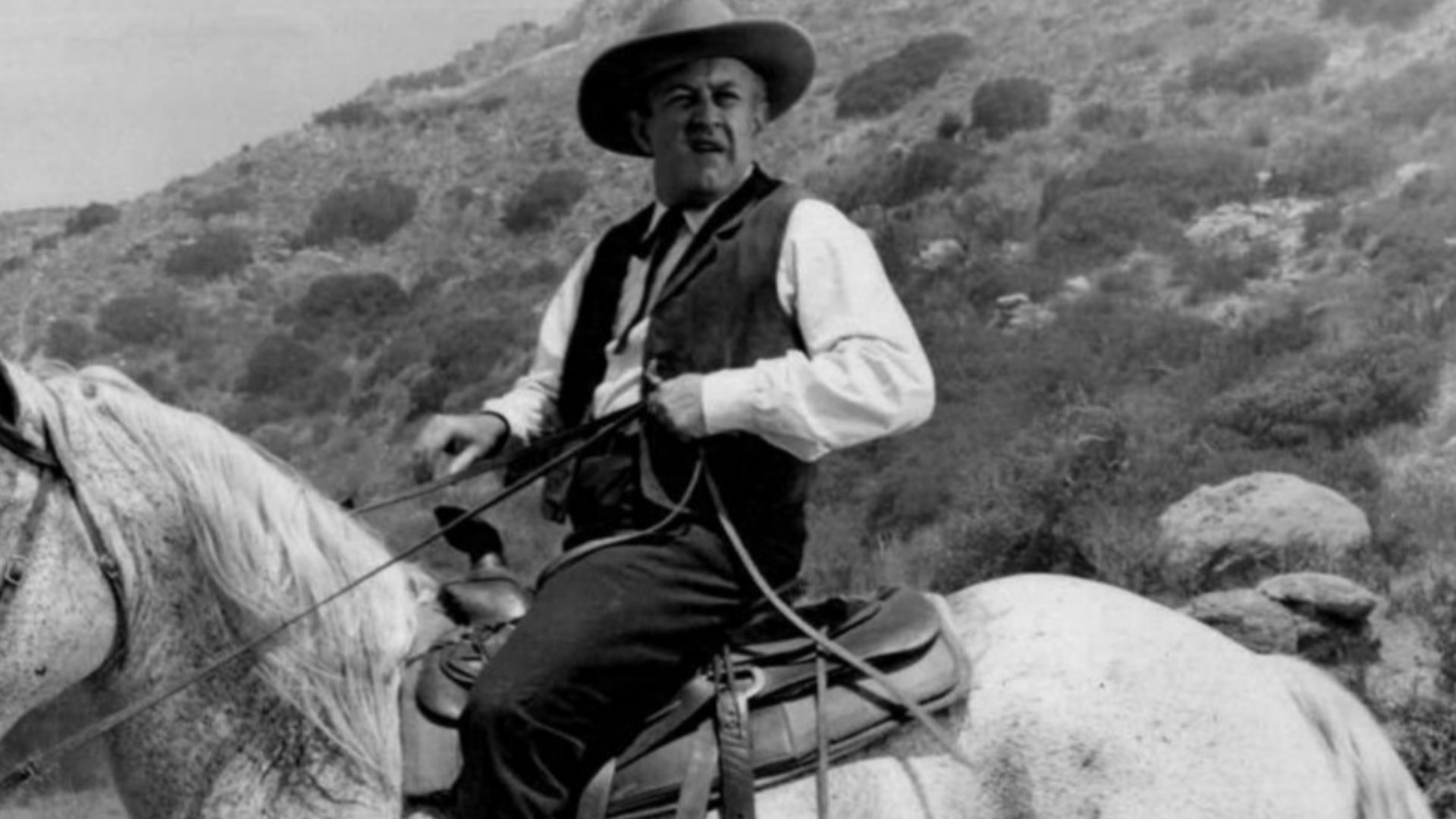 Photo of Lee J. Cobb as Judge Garth from the television program The Virginian.