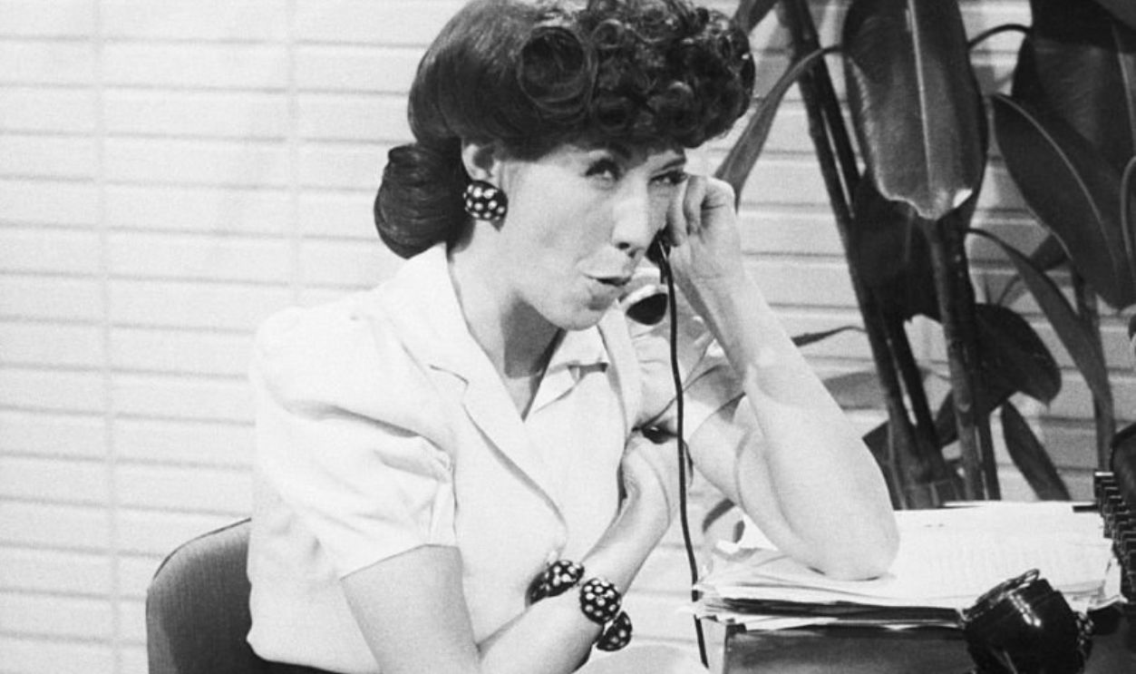 Lily Tomlin portrays the eccentric telephone operator, Ernestine, on 