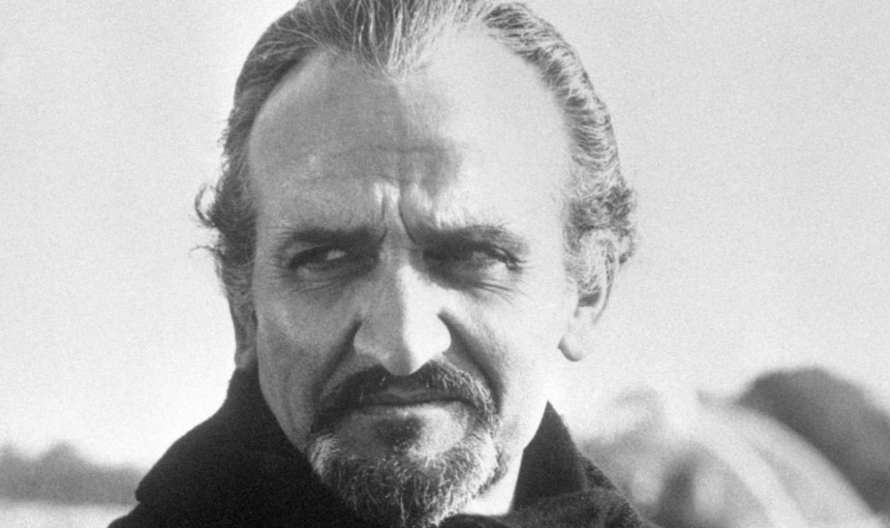 British actor Roger Delgado, as The Master in the BBC television programme 'Dr Who'.