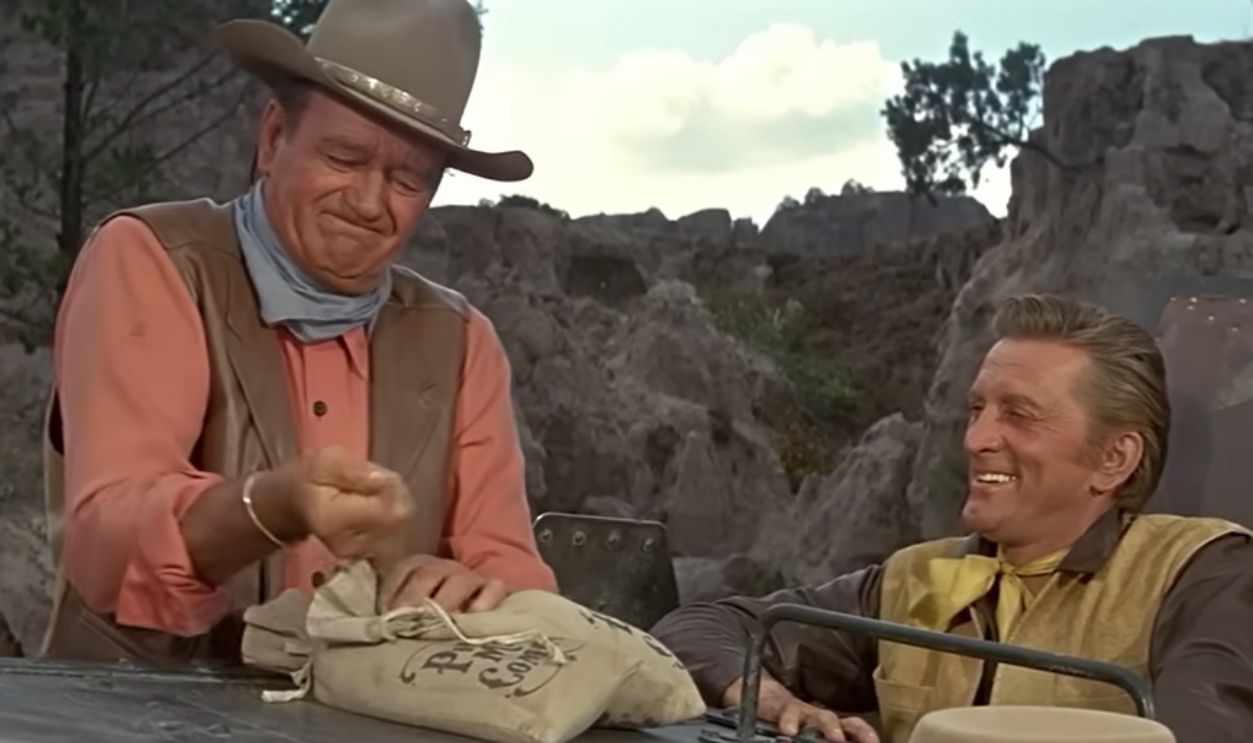 Screenshot from The War Wagon (1967)