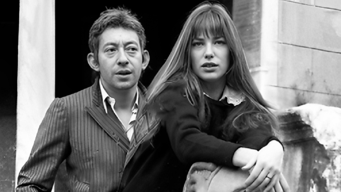 Serge Gainsbourg and Jane Birkin in Rome - 1976