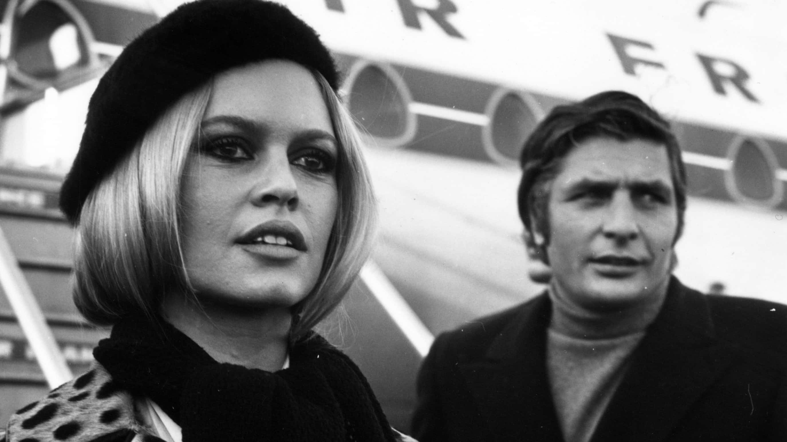 Brigitte Bardot (Camille Javal) and her third husband Gunter Sach - 1967