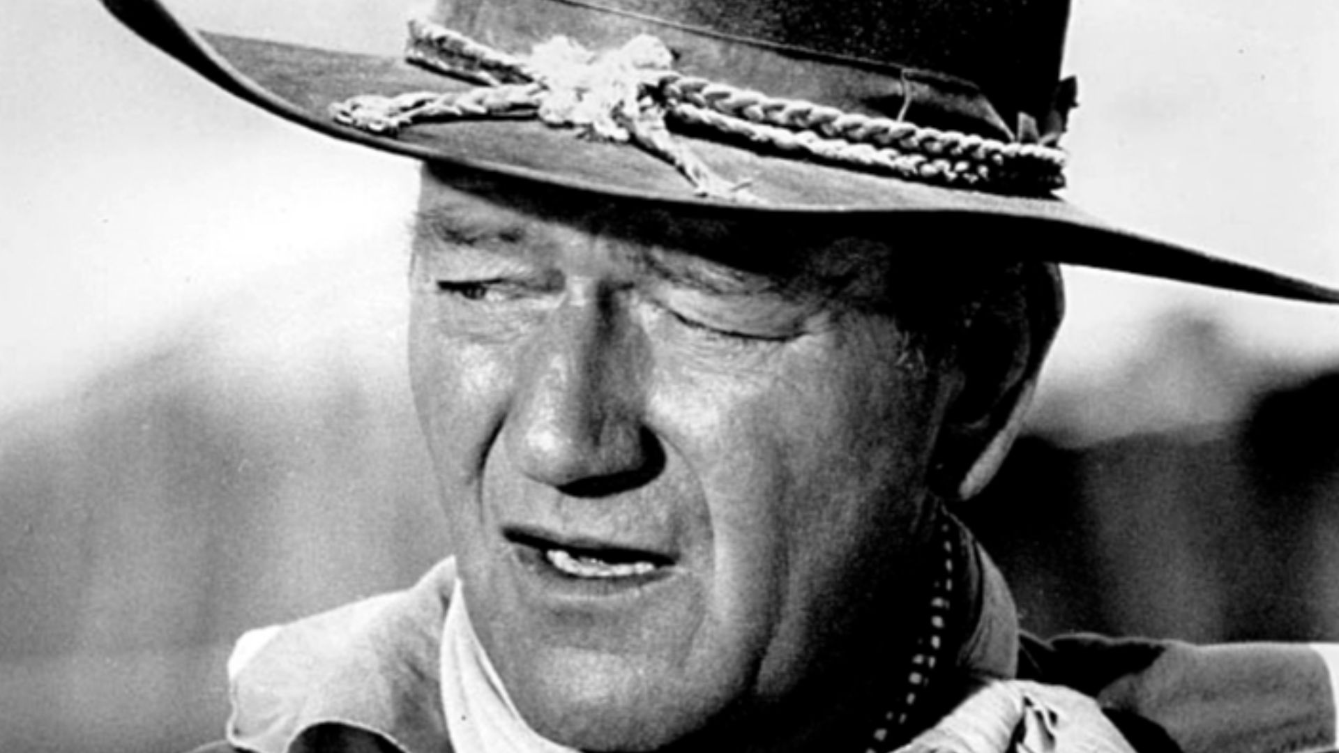 Publicity photo of John Wayne for film The Comancheros.