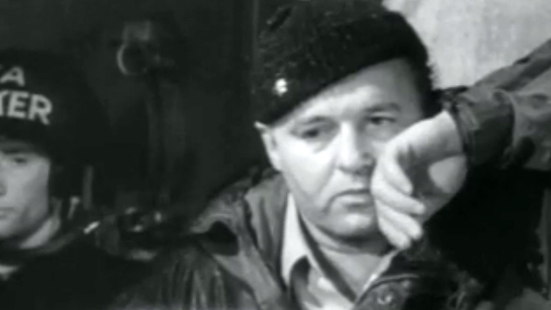Rod Steiger in The Longest Day from the trailer for the film.
