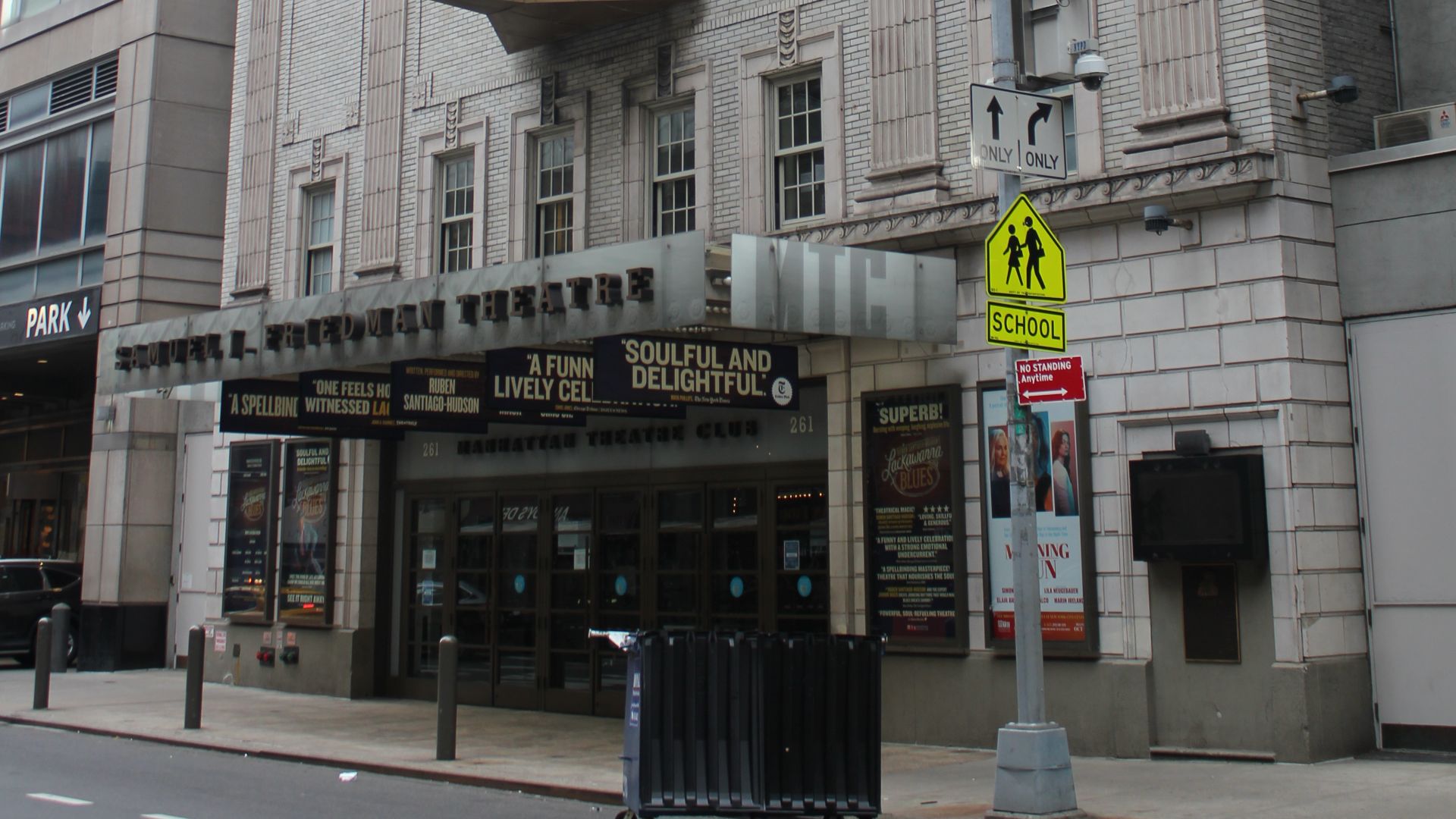 The Samuel J. Friedman Theatre (formerly the Biltmore Theatre) in Manhattan, New York, seen in November 2021.