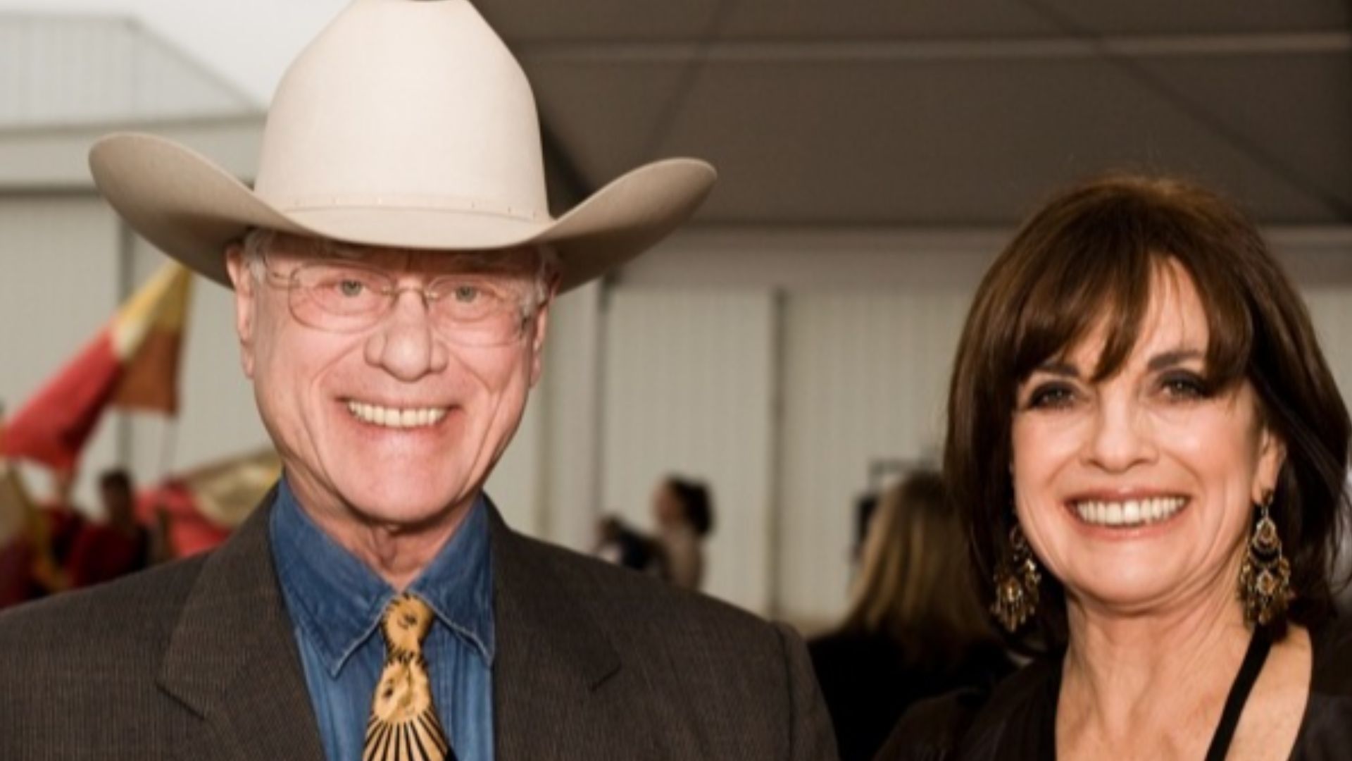Larry Hagman and Linda Gray at Texas Film Hall of Fame Awards 2009
