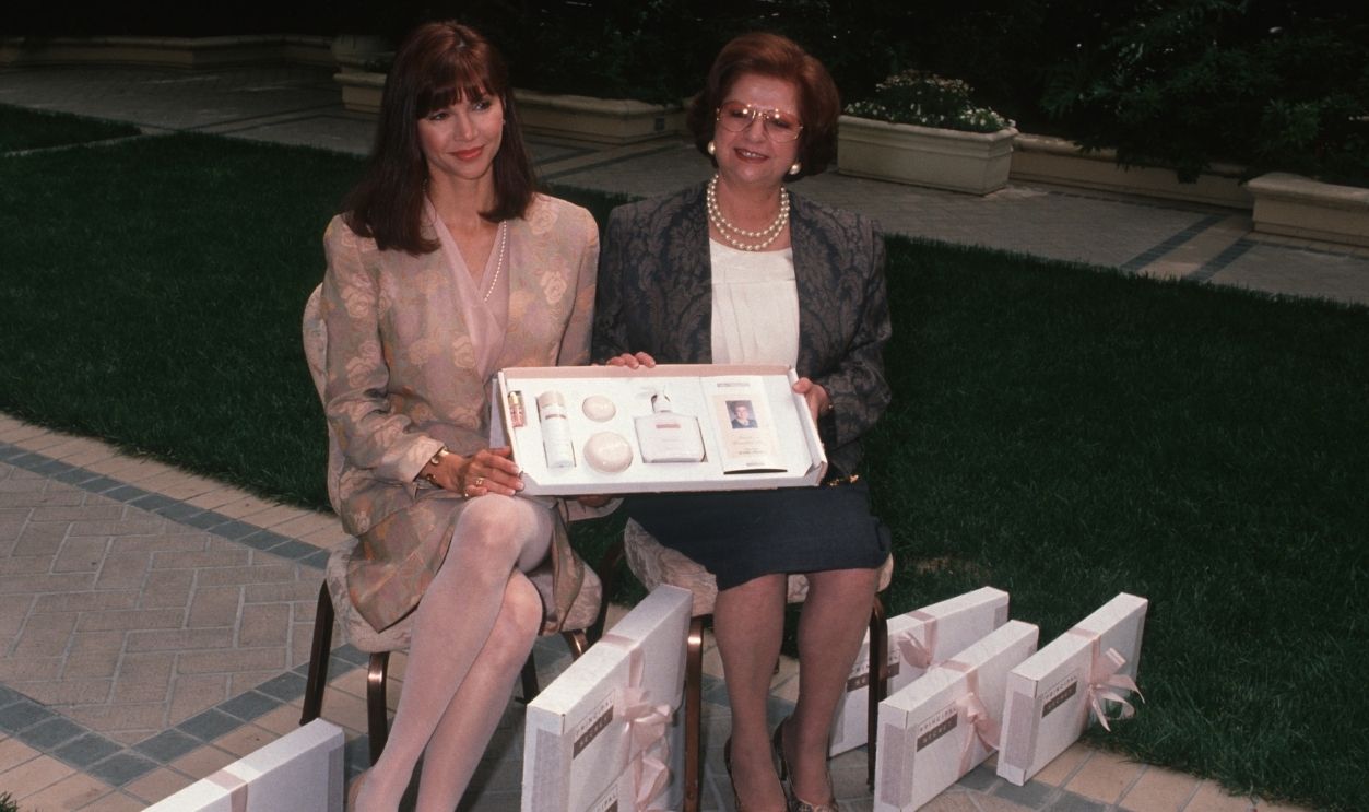 Victoria Principal and Aida Thibiant during 