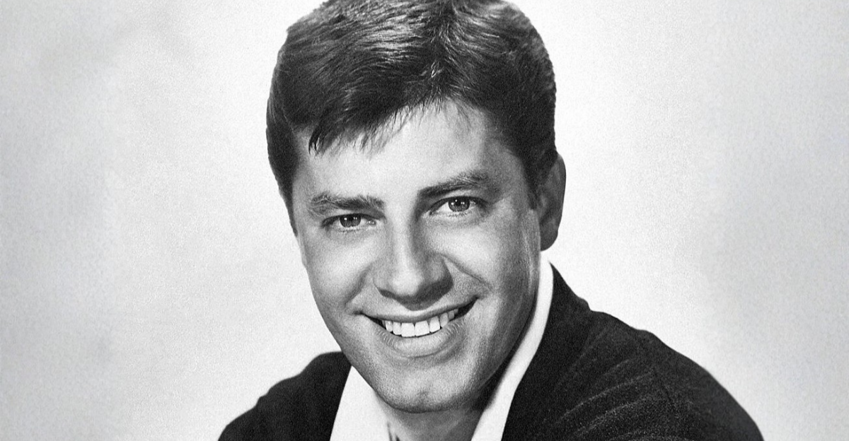 Silver gelatin publicity photo of Jerry Lewis circa 1957