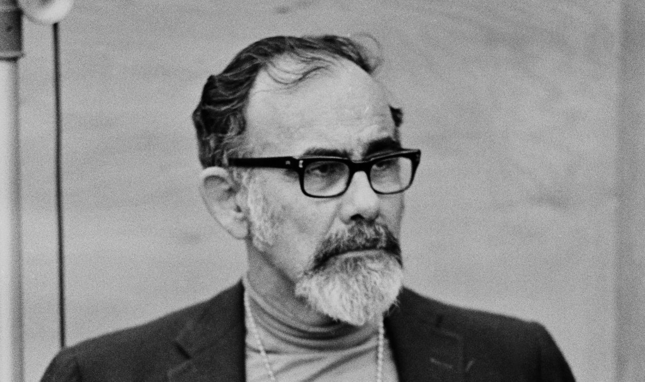 American music producer Jerry Wexler (1917 - 2008) during a recording session of Aretha Franklin's studio album 'This Girl's in Love with You' at Atlantic Studios, New York City, US, January 1969