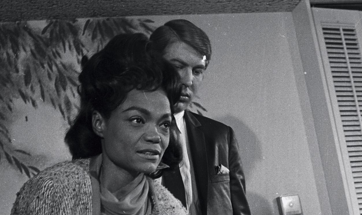 Photo shows singer Eartha Kitt as she displays a basketful of mail she has received since she made her statement to Mrs. Lyndon Johnson during a luncheon in Washington, last week. Miss Kitt created a stir during the White House luncheon, when she made remarks about crime in the streets and the war in Vietnam that left the First Lady near tears. Miss Kitt said at a press conference, that her remarks had not been directed at Mrs. Johnson, but at all those present.