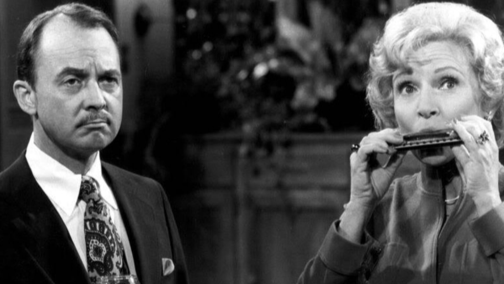 Photo of John Hillerman and Betty White from The Betty White Show.