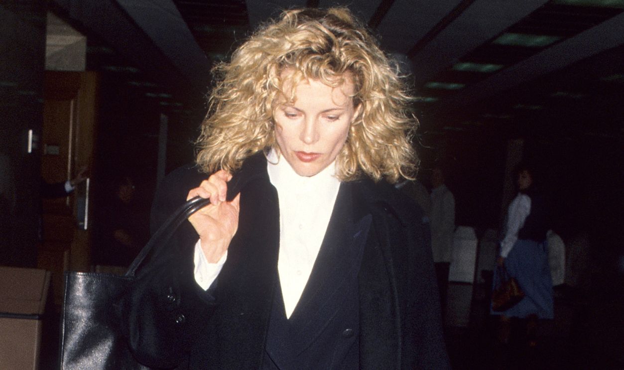 Actress Kim Basinger on February 3, 1993 at the Los Angeles Superior Court in Los Angeles, California