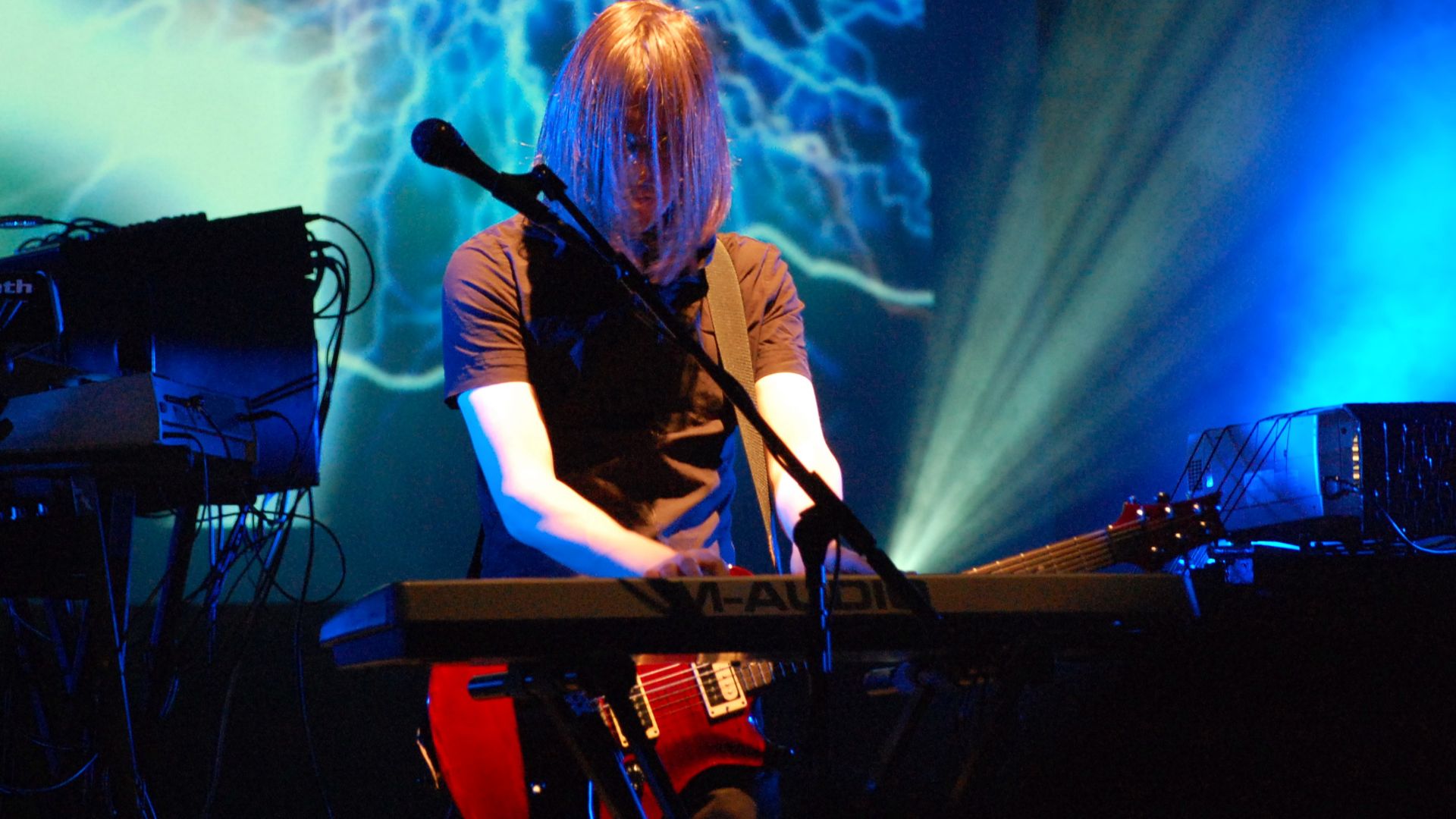 Steven Wilson of Porcupine Tree, during the song