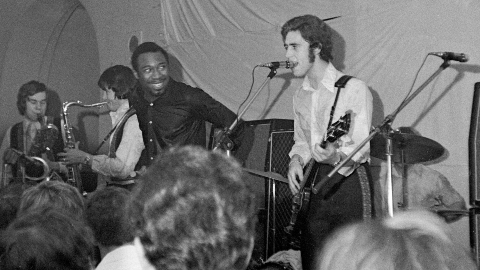 Geno Washington & The Ram Jam Band performing at the Students Union, University College London, on 6th. October 1968.