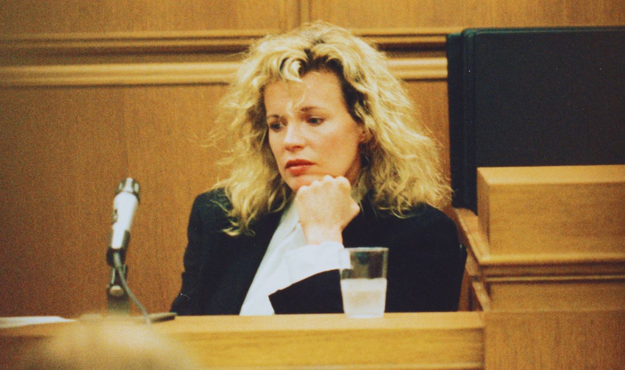 Kim Basinger testifies in civil court for a breach-of-contract lawsuit brought against her. The actress had allegedly made a verbal agreement to star in the 1993 film Boxing Helena, which she denies having done. The court orders her to pay $8.1 million to Main Line Pictures