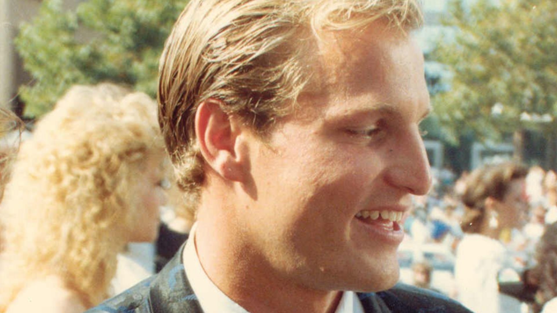 Woody Harrelson on the red carpet at the 40th Annual Primetime Emmy Awards, 8/28/88