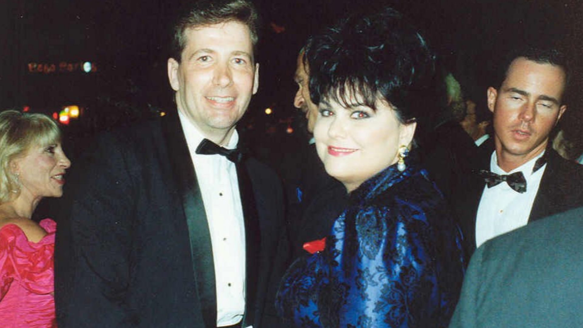 Ken with Delta Burke at the Governor's Ball after the 43rd Annual Emmy Awards, 8/25/91 - Permission granted to copy, publish, broadcast or post but please credit