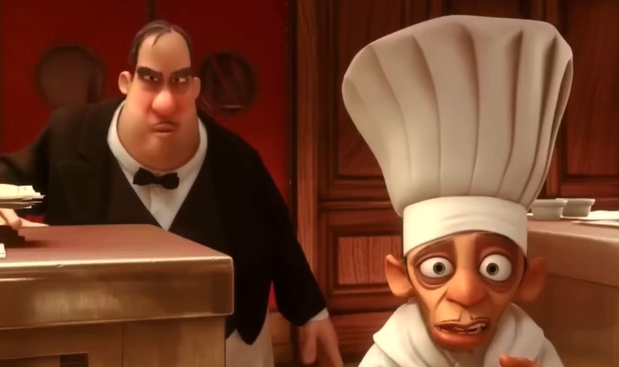 Screenshot from Ratatouille, Pixar Animation Studios (2007)