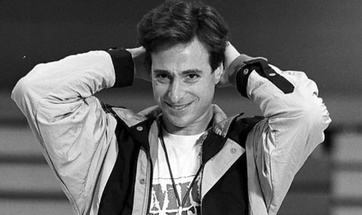 Bob Saget during 1990 Comic Relief Shoot at Loyolla Marymount University in Los Angeles, CA, United States.