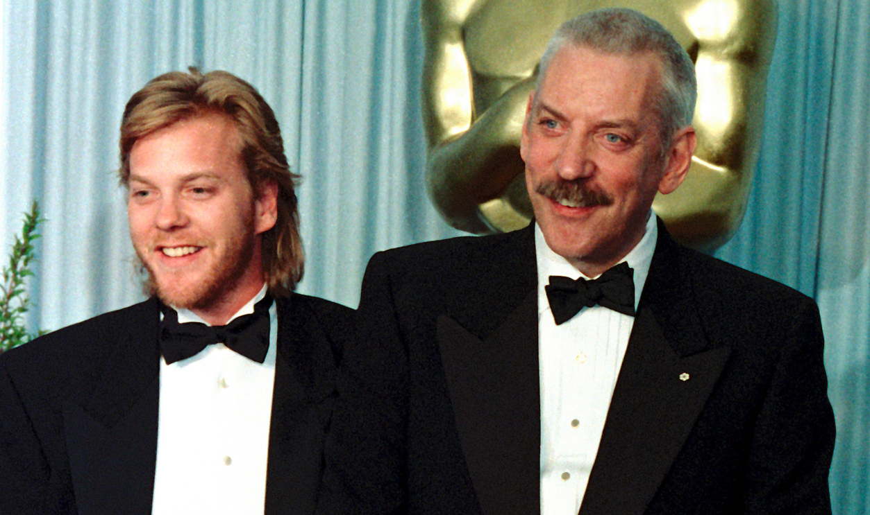 Kiefer Sutherland Donald Sutherland at Academy Awards 1989