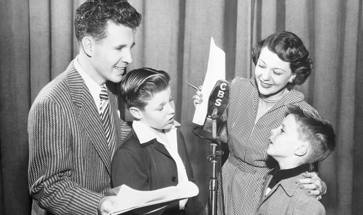 Ozzie and Harriet Nelson with Family