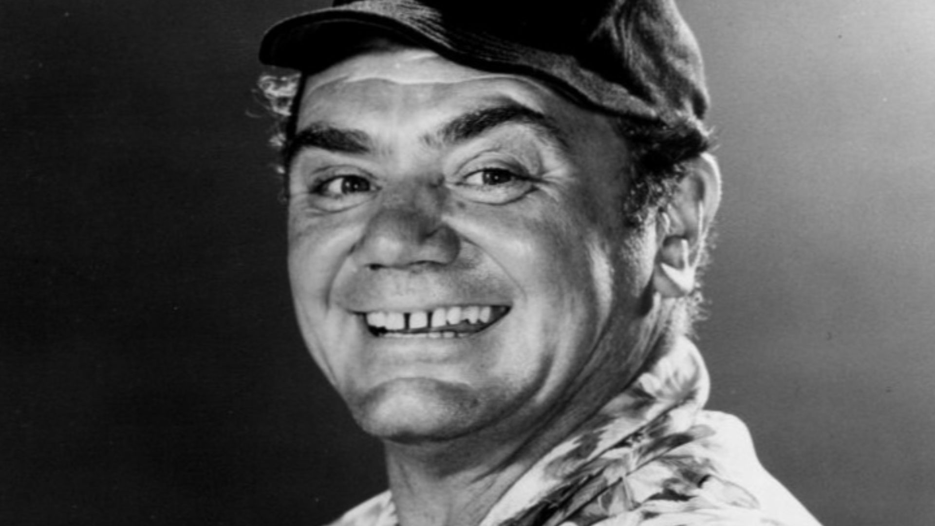 Publicity photo of Ernest Borgnine as Commander McHale from the television program McHale's Navy.