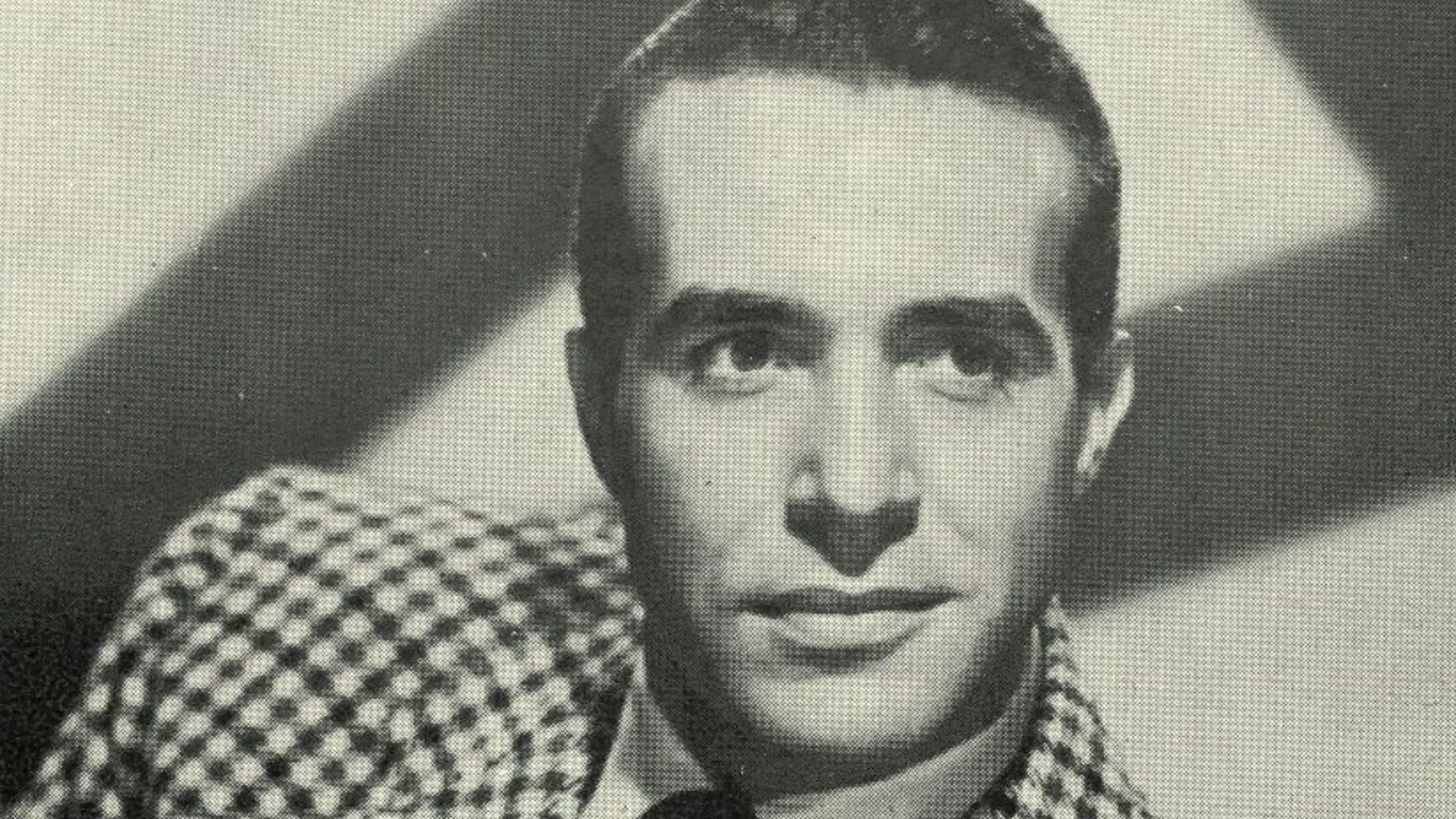 Fotografía de Ricardo Montalbán en el Directorio de Artistas mexicanos de 1954.