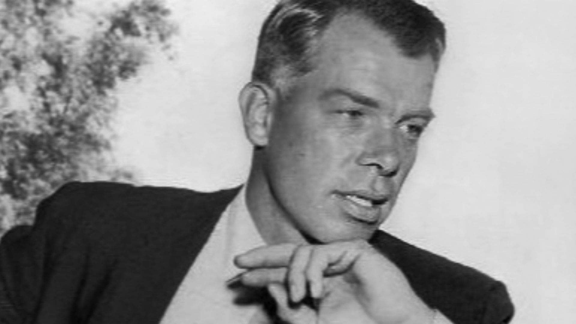 Publicity photos of Lee Marvin from his television program M Squad and from a guest appearance on Colgate Western Theatre. Marvin had the role of Frank Ballinger on M Squad.