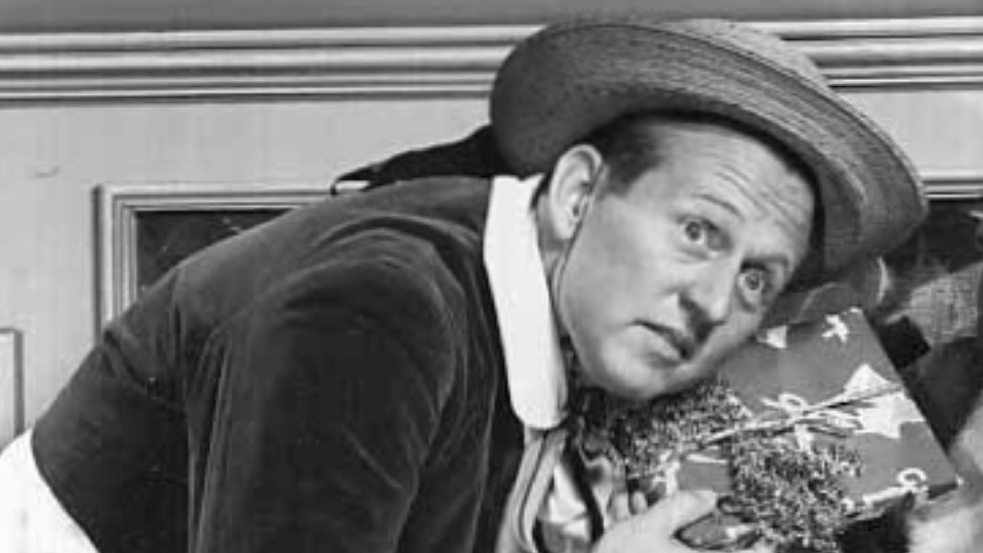 Art Linkletter and Shirley Buchanan in a promotional photo for the NBC program People Are Funny.
