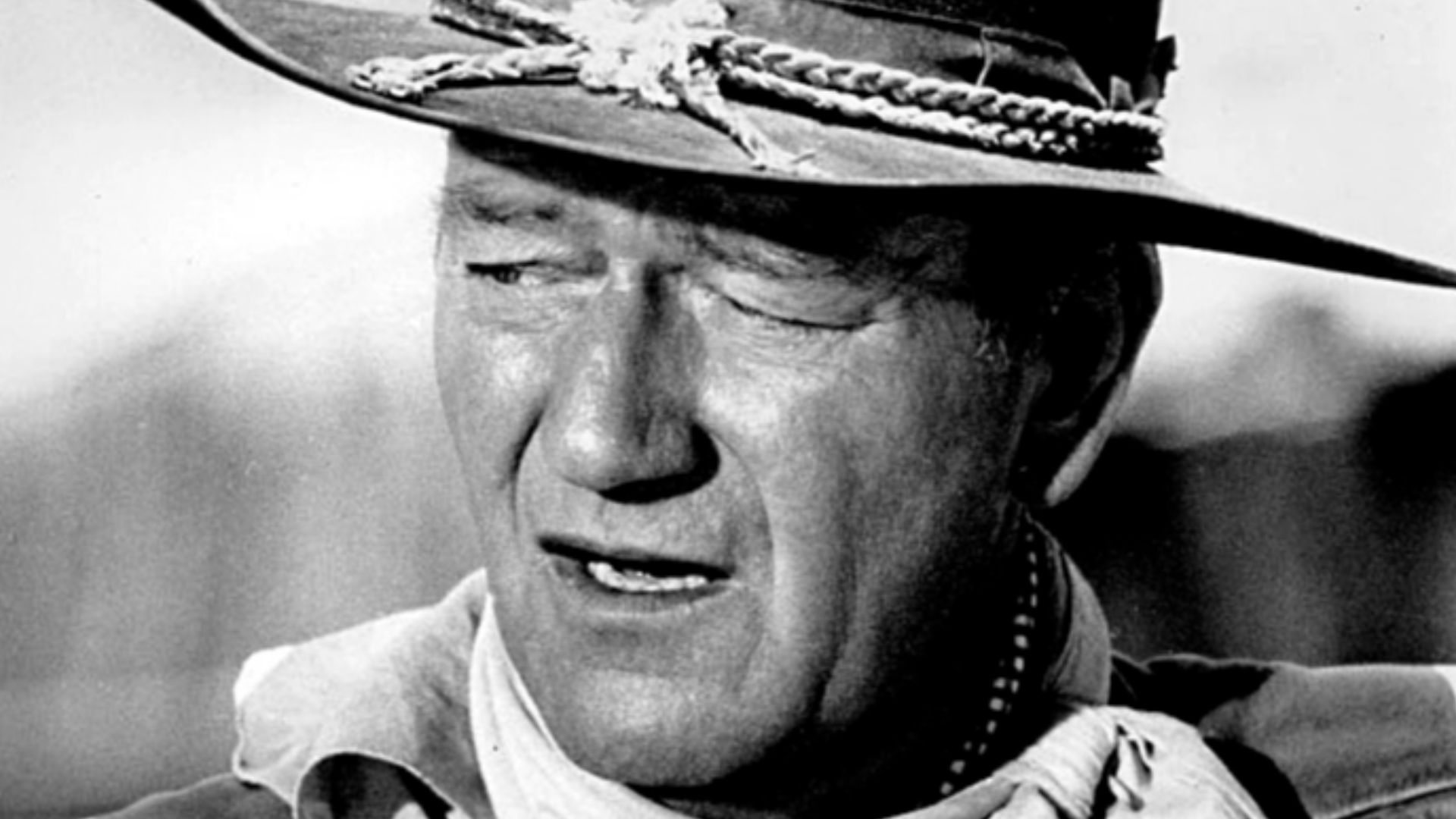 Publicity photo of John Wayne for film The Comancheros.