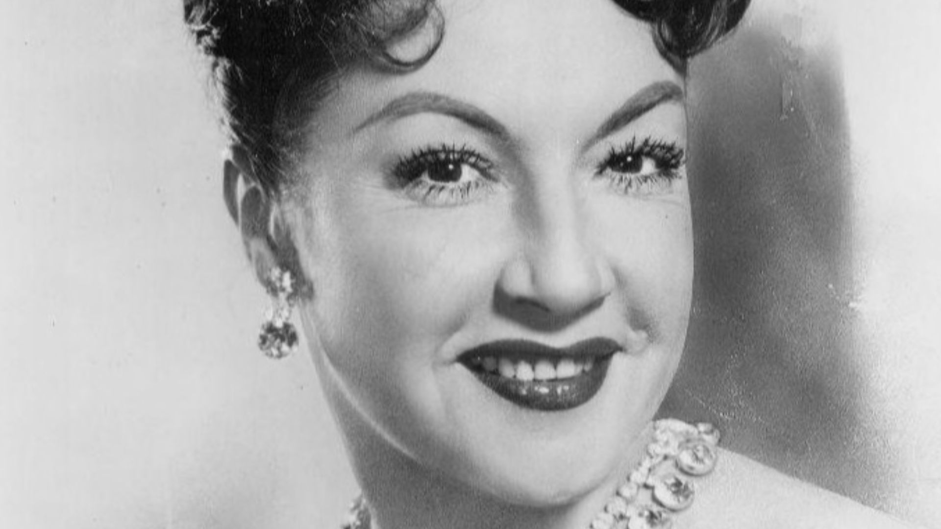 Publicity photo of Ethel Merman from her performance in Call Me Madam. The photo was used to promote her guest appearance on ABC TV's Batman in 1967.