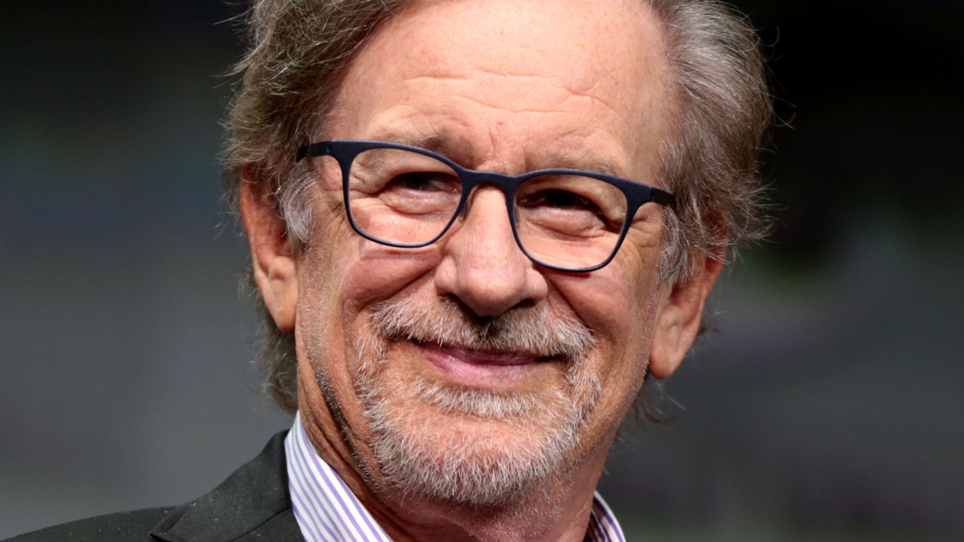 Steven Spielberg speaking at the 2017 San Diego Comic-Con International in San Diego, California.