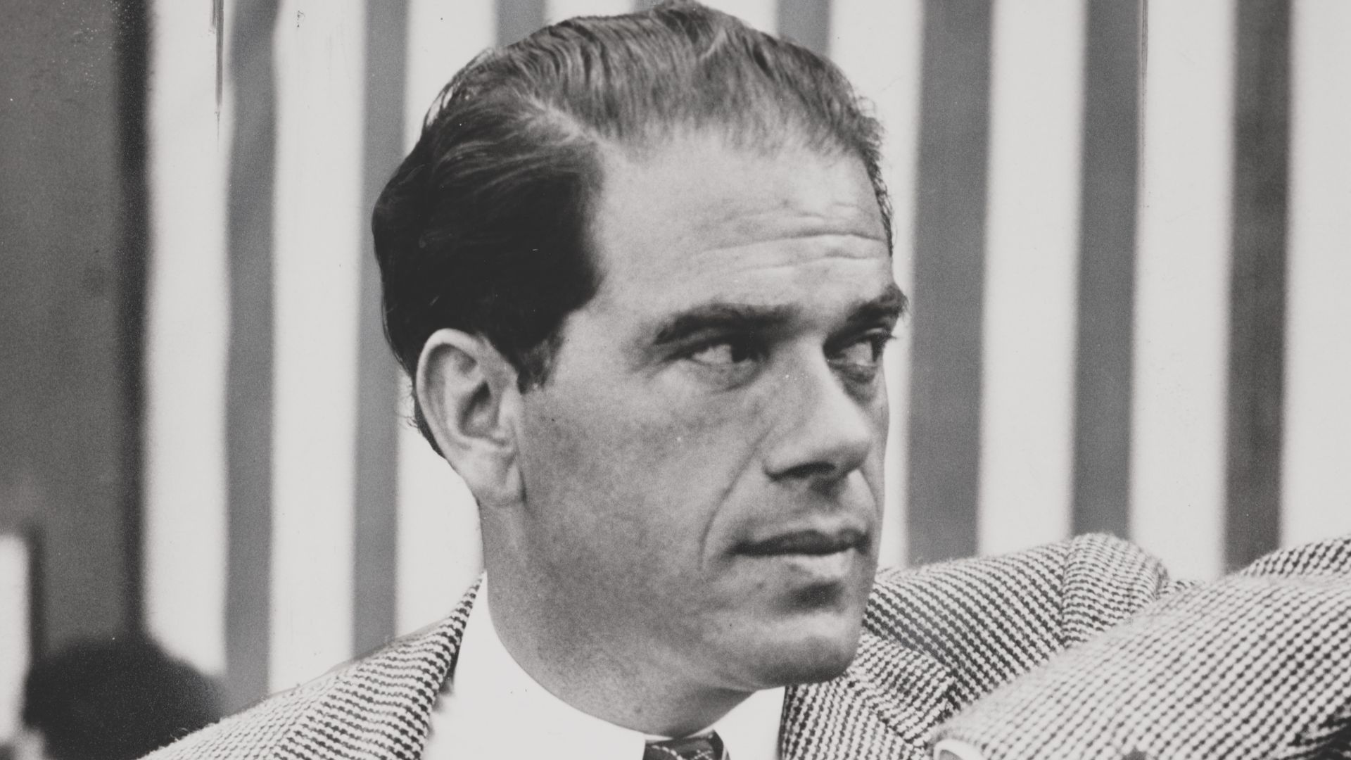 Photograph shows Capra on board the SS Rex from Italy to New York.