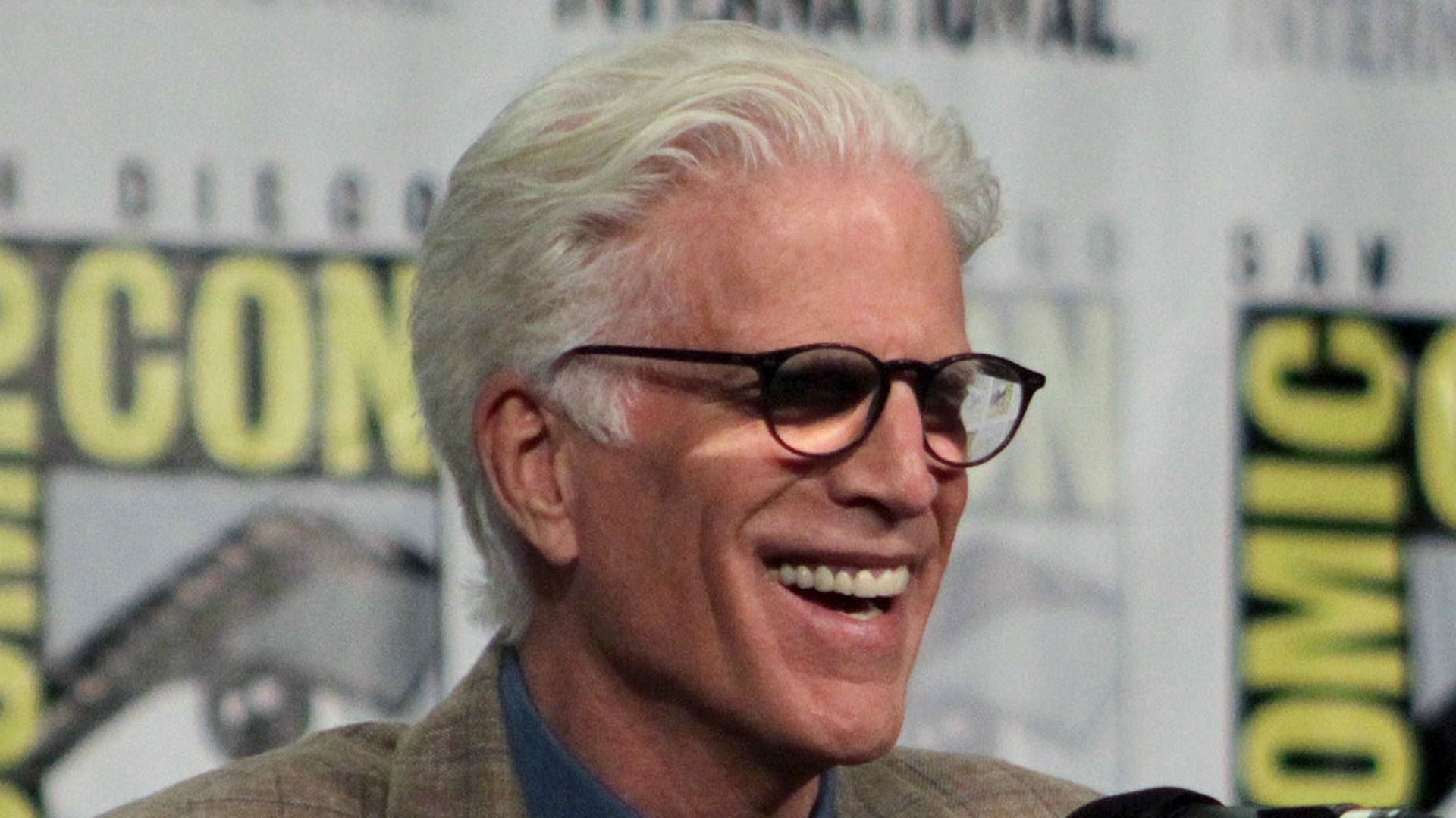 Cast and crew of NBC's 'The Good Place' discuss the show in the Indigo Ballroom at the San Diego Hilton Bayfront Hotel during San Diego Comic Con on July 21, 2018. Taken by Dominique Redfearn.