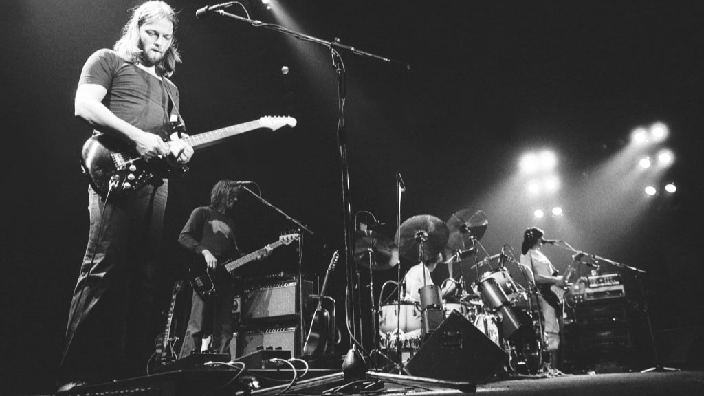 Pink Floyd performs at Pavillon de Paris