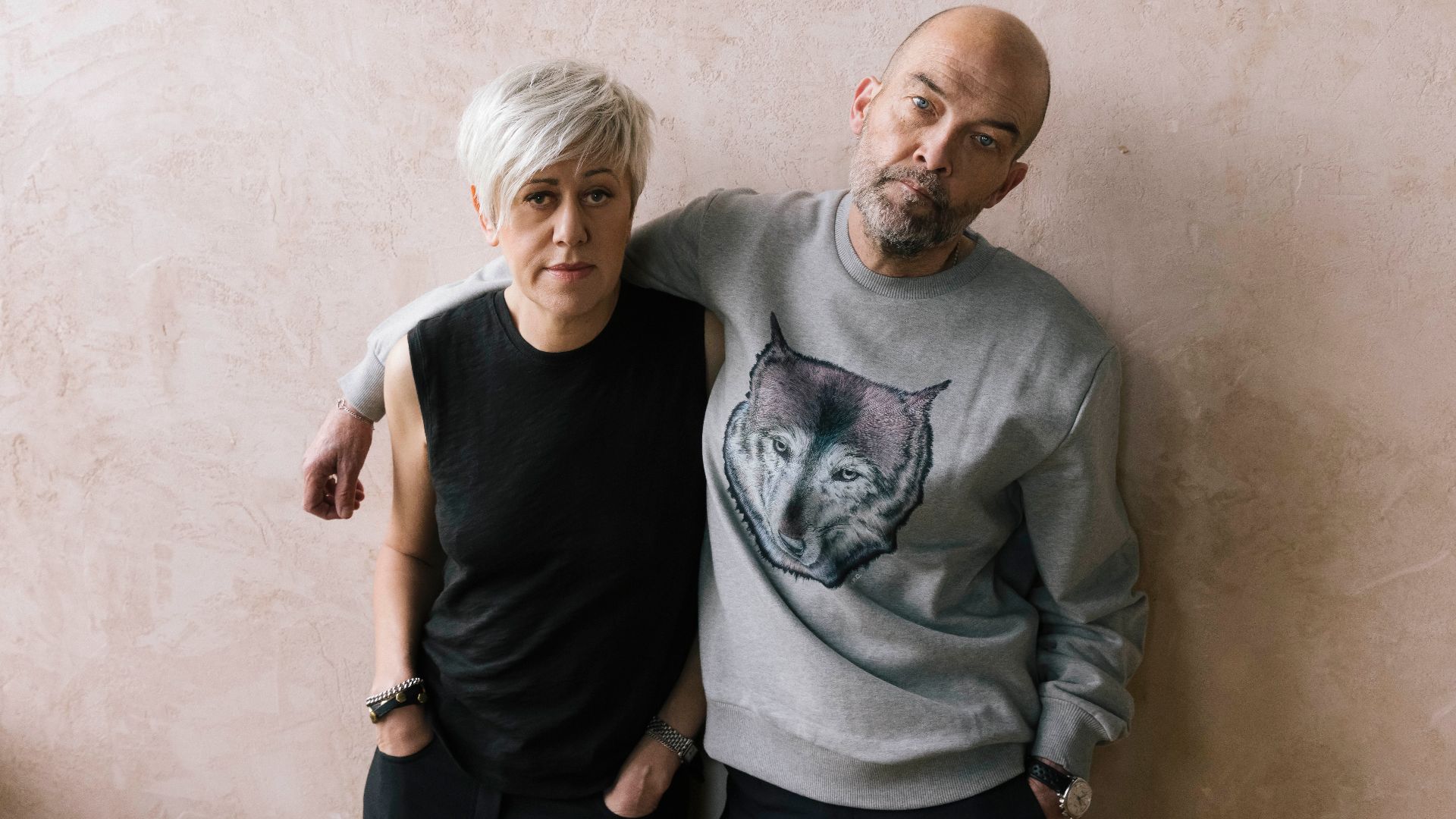 Musicians Ben Watt and Tracey Thorn from English band Everything But The Girl. Photographed in London, December 2022.