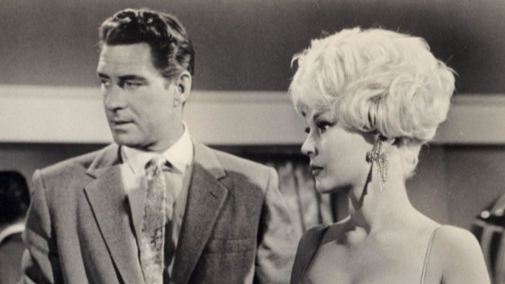 Jock Mahoney & Greta Thyssen in Three Blondes in His Life - publicity still (cropped)