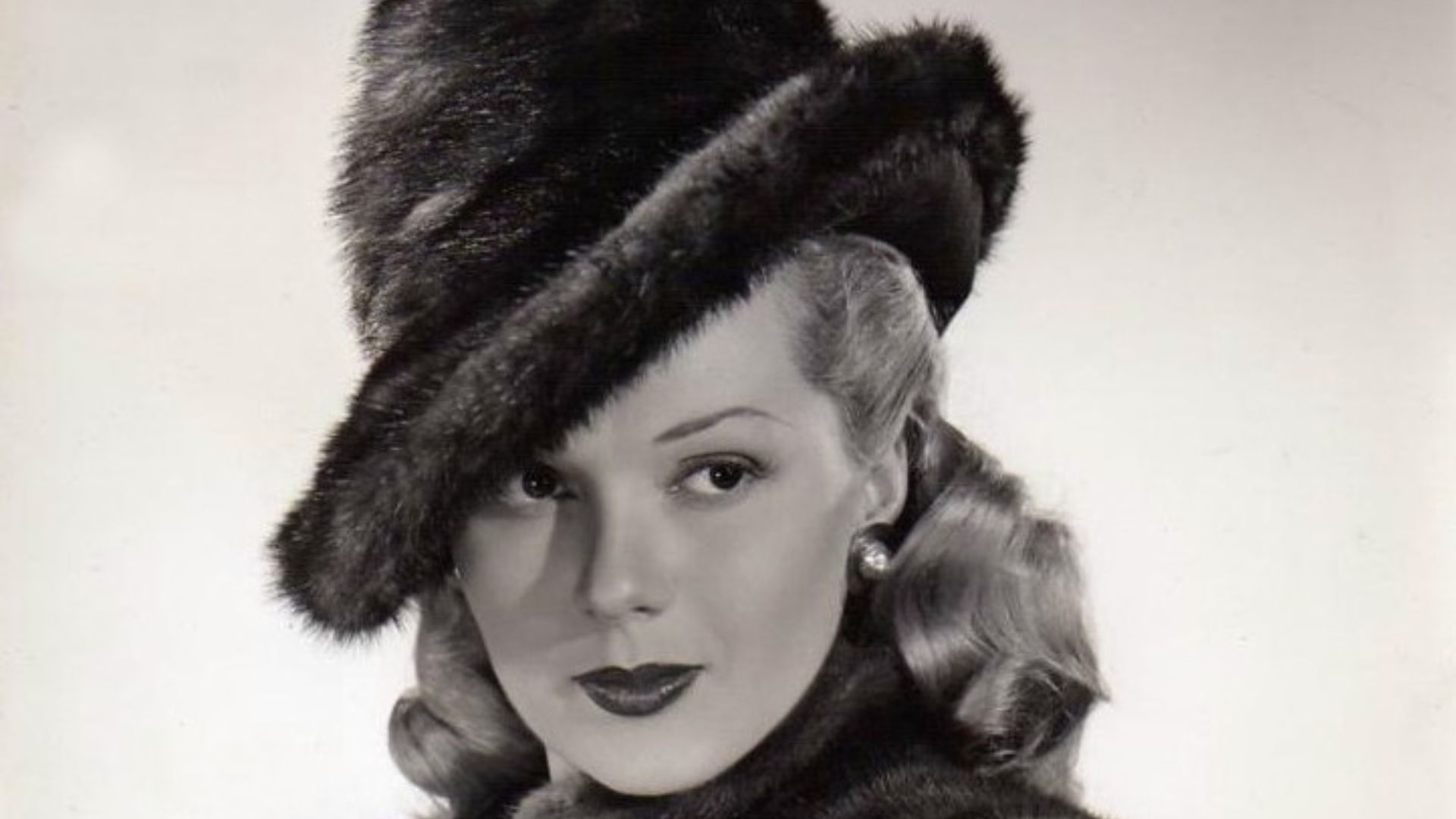 Publicity portrait of Adele Jergens for the film She Wouldn't Say Yes (1945)
