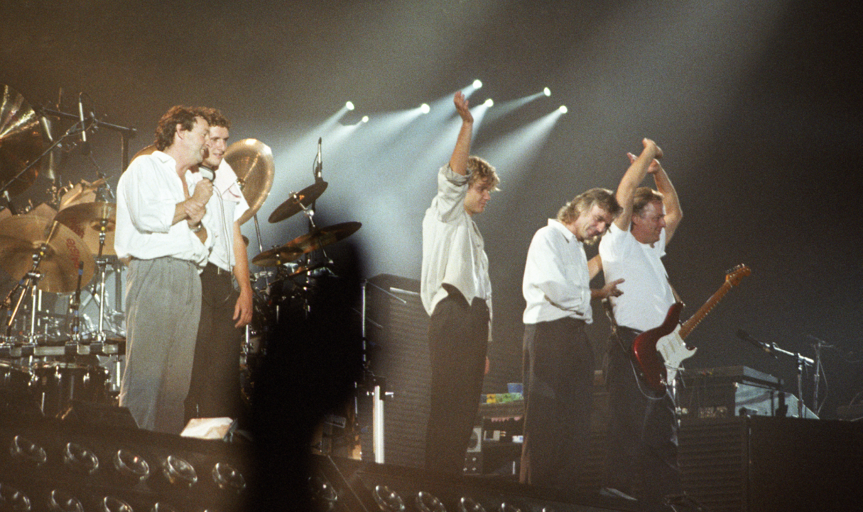 Pink Floyd Perform At Wembley Stadium In 1988