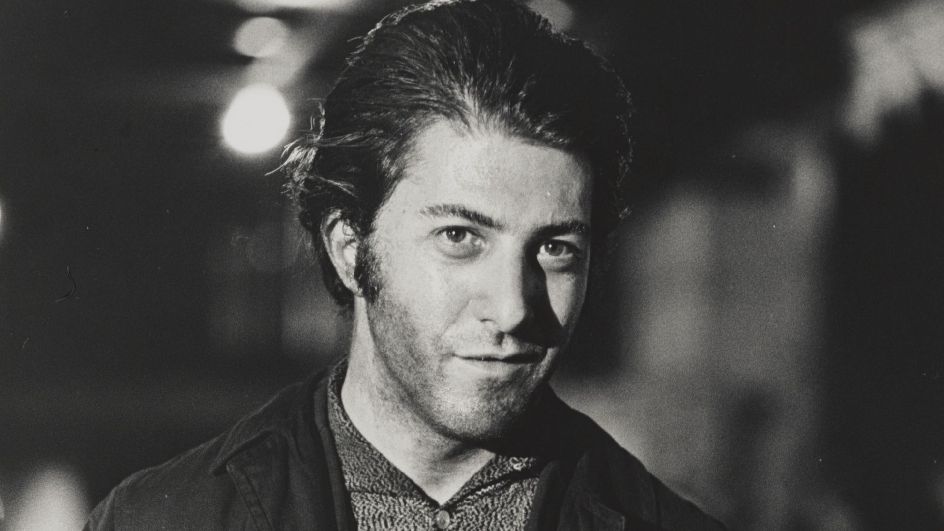 Title: Dustin Hoffman on the set of