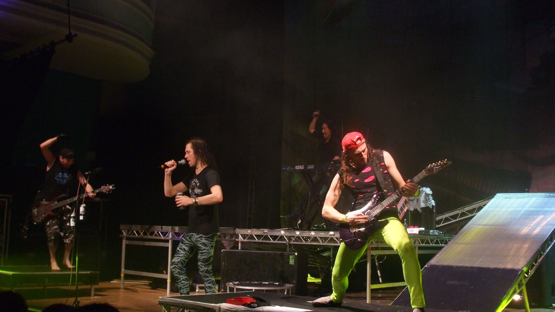 DragonForce during their performance of