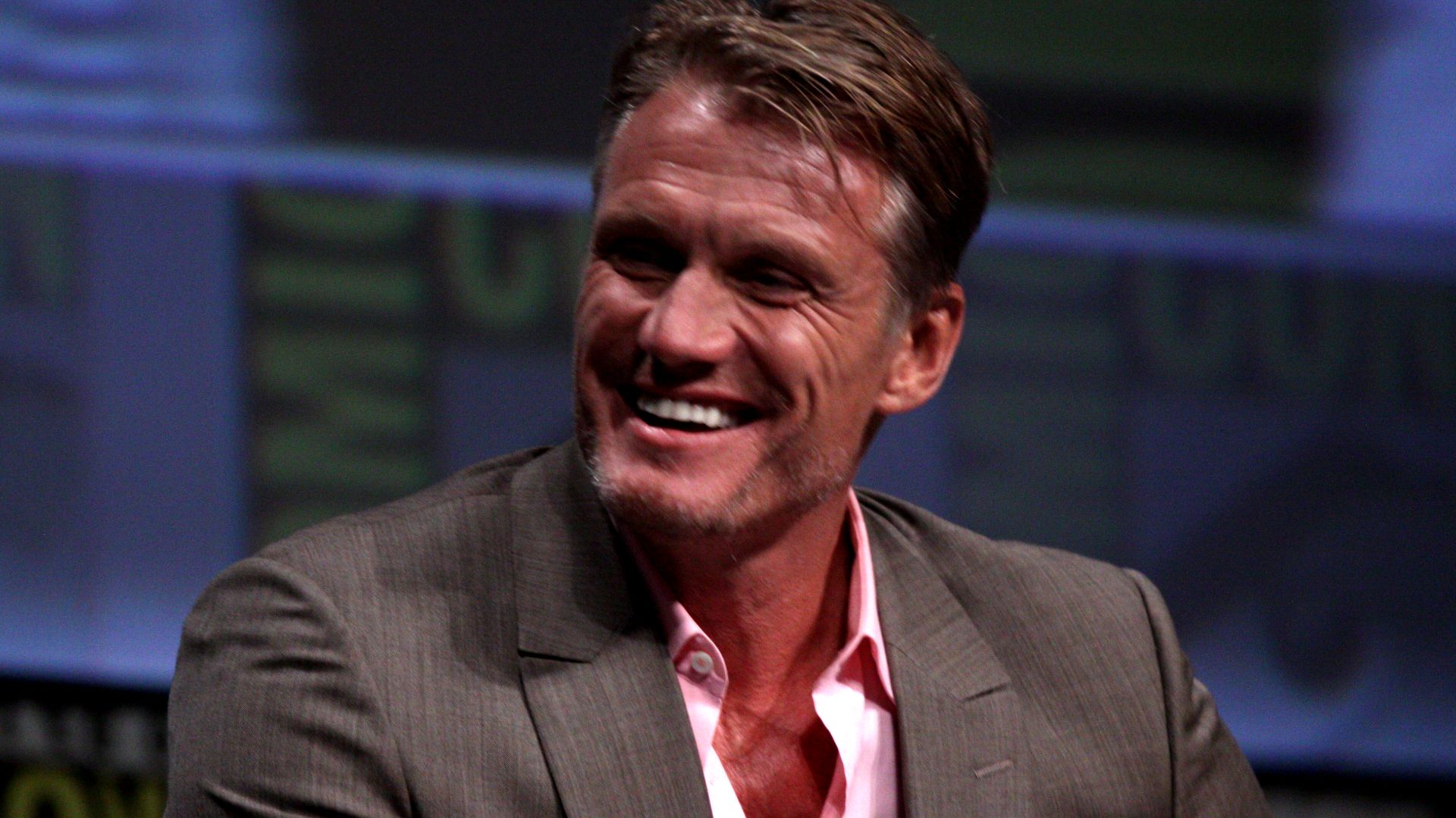 Dolph Lundgren speaking at the 2012 San Diego Comic-Con International in San Diego, California.

Please attribute to Gage Skidmore if used elsewhere.
