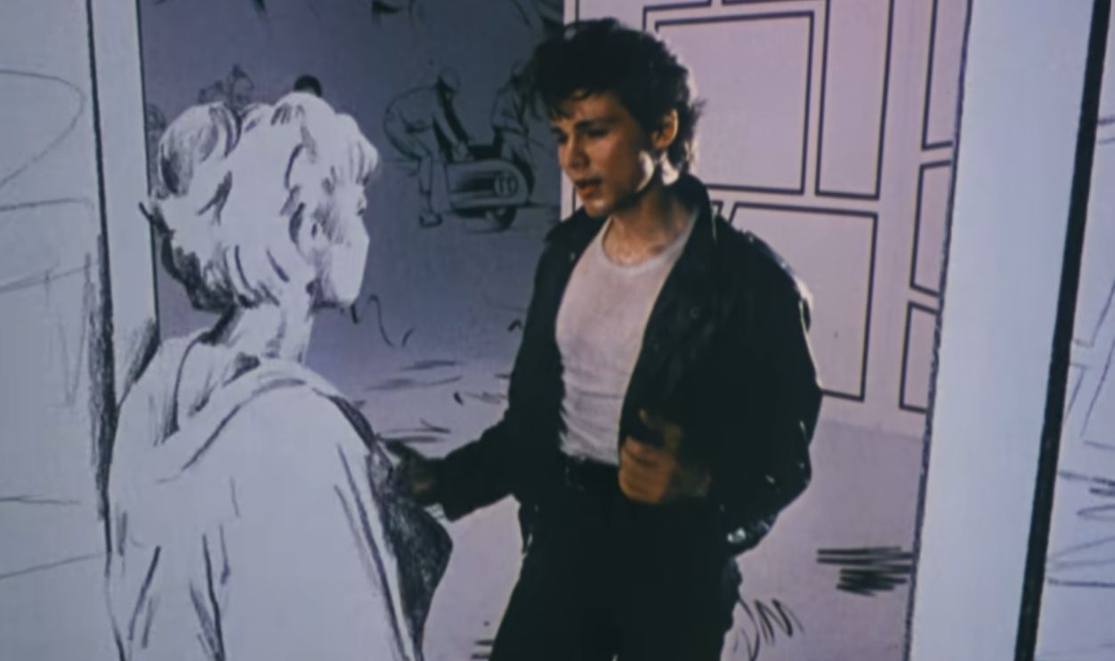Screenshot from “Take On Me” (1984)
