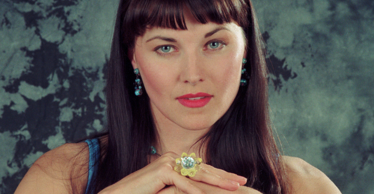 Actress Lucy Lawless photo shoot,