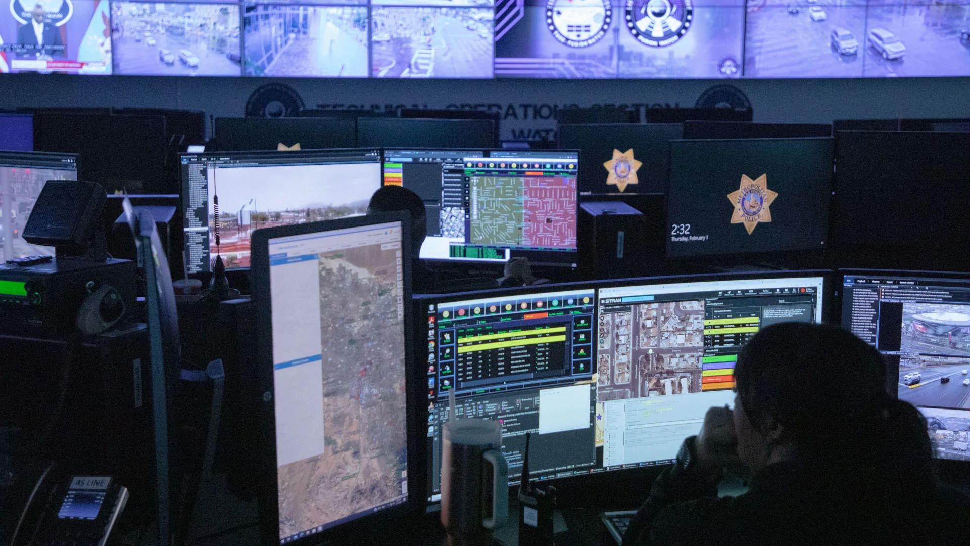 Las Vegas Fusion Center during Super Bowl LVIII